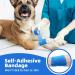 Anjocare Self-Adhesive Bandage Wrap - 8 Pack | Cohesive & Breathable First Aid Bandages for Sports Injuries Wrist Sprains and Pet Care (2.5cm x 4.5m) - Blue - Buy Online on GoSupps.com