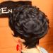 Enjeein Short Curly Pixie Wig for Black Women - Synthetic Layered Pixie Cut in Color 1B - Buy Online on GoSupps.com