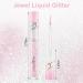 Jewel Liquid Glitter Eyeshadow - Long-Lasting Pink Crystal Twinkle Shimmer Eye Makeup Quick Drying Loose Glitter Glue - Buy Online on GoSupps.com