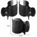 12 Black Hot Roller Clips for Women's Hair Styling - Replacement Claw Clips for Hair Curlers - Buy Online on GoSupps.com
