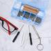 Complete 500-Part Glasses Repair Set with Nasal Cushions Micro Screwdrivers & Tweezers - Perfect for Sunglasses Glasses & Watch Repair - Buy Online on GoSupps.com