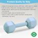 Baby Dumbbell Toy - Silicone Teething Rattle for Infants, Toddlers - Safe, Durable Exercise Weight - Pink - Great Gift for Boys and Girls - Buy Online on GoSupps.com
