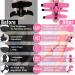 Derjly Plantar Fasciitis Night Splint - Adjustable 3-Strap Relief Soft Memory Foam Pink | Ideal for Pain Relief & Comfort - Buy Online on GoSupps.com
