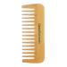 GranNaturals Wide Tooth Wooden Comb - Natural Wood Detangler for Wet or Dry Hair - Prevents Tangle & Static - Styling & Detangling Tool for Straight, Curly, Wavy, Thick Hair
