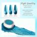 Lake Blue Chrome Nail Powder for Mirror Effect Manicure & Resin Craft - Buy Online on GoSupps.com