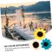 Zerodeko 10Pcs manual Accessories wooden bulk flower head artificial sunflower head wedding petal sunflower wreath decorate Ornament decorations crafts sunflower flower Colorful 6x6cm - Buy Online on GoSupps.com