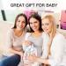 12-Piece Baby Bib Painting Set | Colored Textile Pins & Stencils | DIY Baby Shower Gift | Double-Sided 22x18 cm - Buy Online on GoSupps.com