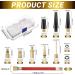 Bicycle Valve Adapter Set - 33 Pieces DV SV AV French Valve Adapters with Air Pump Sorting Box - Buy Online on GoSupps.com
