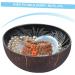 Zerodeko Key Bowl s Keychain Wood Christmas Decor Bowl Decor Holder Tray Candy Plate Central medium Silver - Buy Online on GoSupps.com