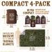 Freakin Huge Emergency Blankets 4-Pack - Extra-Large Thermal Mylar Space Blankets - Woodland Camo - Buy Online on GoSupps.com