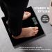 NUTRI FIT Digital Bathroom Scale - 400 lbs Ultra Slim & Accurate for Gym & Yoga Studio - Large Backlit Display - Black - Buy Online on GoSupps.com