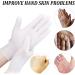 Moisturizing Silicone Spa Gel Gloves for Hand Care | Reusable Sleeping Gloves for Dry Cracked Hands | 2 Pairs - Pink & White - Buy Online on GoSupps.com