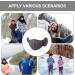 Holdes Half-Sighted Winter Warmer Mask - Breathable Dust Face Cover with Earmist & Plush Earmaker - Dark Gray | International Shipping Available - Buy Online on GoSupps.com