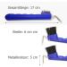 Premium Hoof Pick for Horses Donkeys & Goats Sturdy Brush & Ergonomic Handle (2x Blue) - International Shipping Available - Buy Online on GoSupps.com