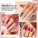 ROSALIND Gel Nail Polish Set Glitter Glossy Matte Top Coat Gel Polish 20 Colors UV Gel Polish Set White Blue Nude Nail Polish for Girls - Buy Online on GoSupps.com