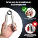 Oblitor Hand Trainer 4 Pack - Metal Finger Trainer for Hand Muscle Training & Rehabilitation (22.5-157.5kg) - Slipproof & Handle-Powered - Buy Online on GoSupps.com