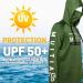 Men's Long Sleeve Fishing Shirt with Hood and Gaiter UPF 50+ Sun Protection - White - Large - Buy Online on GoSupps.com