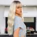 HAIRCUBE Curly Synthetic Wig for Women - Very Light Blonde - Ideal for Daily Wear or Cosplay - Buy Online on GoSupps.com