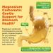 Magnesium Carbonate Gummies 500mg, Magnesium Supplement with Vitamin C, D3 & B6 for Muscle, Bone, Digestive & Immune Support, Orange Flavor, Sugar Free, Vegan, 60 Count - Buy Online on GoSupps.com
