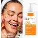150ml Sunscreen Spf 50+ 150ml Sun Cream For High Sun Protection Invisible Fluid Suncream Very Water+Sweat Resistant Sunblock Brown Spot Reduction Face Sunscreen Sensitive Skin Sun Cream - Buy Online on GoSupps.com
