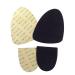 Stick-on Suede Soles with Industrial-Strength Adhesive Backing. Resole Old Dance Shoes or Turn Sneakers into Perfect Dance Shoes. Suede-M, Suede-XL Dark Black Medium