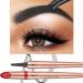 Black Eyebrow Pencil Eye Makeup Brow Pen with a Micro-Fork Tip Applicator Creates Lift Eyebrow Microblading Pen Eyebrow Tattoo Waterproof Long-Lasting Natural Eyebrow Hair(Black  04) 4 Black