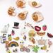 EuTengHao 25-Piece Cute Enamel Lapel Pin Set - Cartoon Brooch Badges for Clothing, Bags, and Jackets - Buy Online on GoSupps.com