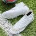 YEFDG Mens Soccer Boots Cleats Spike Shoes White - Comfortable Athletic Shoes for Outdoor & Indoor Training - Buy Online on GoSupps.com