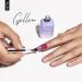 Gellen No Wipe Gel Top Coat - 18ml Tempered Scratch Resistant Clear Finish for DIY Manicure & Nail Salon | Long Lasting High Gloss Top Coat Gel - Buy Online on GoSupps.com