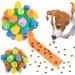Sniffed ball for dogs sniffing toys for dogs intelligence toys for dog ball odor training dog ball washable interactive dog toy ball dog snack ball feed search instinct training ball-d ball ball
