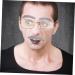 Iwowhero Costume Glasses Set - Mustache Stick & Old Man Beard for Halloween - Adult Costume Accessories - Buy Online on GoSupps.com