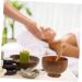 OUNONA Bol Pour Masque Facial En Bois Spatule Et Cuill re Pour M langer Masques Maison Et Salon De Beaut Accessoire Beaut Pour Soins Du Visage - Buy Online on GoSupps.com