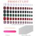 144 Pcs Matte Fake Nails Set - Short French Full Cover Press-On Nail Tips for Women | Adhesive Tabs & Nail File Included - Buy Online on GoSupps.com
