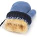 Kids Winter Warm Knitted Gloves with String for 1-3Yrs - Blue/Navy Blue - Buy Online on GoSupps.com