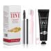 2-In-1 Eyelash & Eyebrow Kit Black Professional Lash & Brow Color Kit Lasting for 6 Weeks DIY Hair Coloring for Salon Home Use 25ml