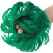 Thick Hair Donut Scrunchie Hair Bun Updo Hairpiece Scrunchy Wavy Curly Messy Hair Ribbon Hair Chignons Ponytail Extension Green Thick Green - Buy Online on GoSupps.com