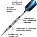 Viper Astro 80% Tungsten Soft Tip Darts 18g with Case - Green Rings - Buy Online on GoSupps.com