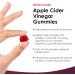 Apple Cider Vinegar Gummies 1000mg with The Mother, Vitamin B12 & Folic Acid - 60 High Strength Vegan Capsules with Beetroot Juice - UK Made with No Artificial Colors - Buy Online on GoSupps.com