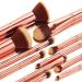 11-Piece Rose Gold Brush Set with Cosmetic Bag by BHcosmetics - Premium Metal Makeup Brushes for Flawless Application - Buy Online on GoSupps.com