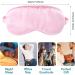 Comfortable Silk Sleep Mask - 4 Pcs Satin Eye Covers for Travel & Meditation | Blackout Blindfolds with Elastic Straps - Buy Online on GoSupps.com