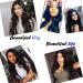 Zanawigs Long Corrugated Black Synthetic Wig - 24 Inch Curly Heat-Resistant Middle Part Wig for Women - Buy Online on GoSupps.com