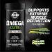 PMD Sports Omega Cuts Elite: Fat Loss & Muscle Defining Formula - 180 Softgels, Omega Fatty Acids, MCT's, CLA - Keto Friendly, Stimulant Free - Men & Women - Buy Online on GoSupps.com