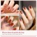  Aieenjor Nude Brown Nail Polish Water Based Removable Non-Toxic and Quick Dry Suitable for Formal Occasions Such as Weddings Jelly Nude Brown Nail Polish 10ml - Buy Online on GoSupps.com