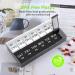 XL 7 Day Pill Organizer - AM PM Weekly Medicine Case - Jumbo Vitamin Holder - Big Pill Container (White+Black) - Buy Online on GoSupps.com