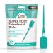 GuruNanda Interdental Picks (Pack of 100) Super Soft & Flexible Rubber Bristles Dental Floss Picks to Remove Food Debris Plaque & Go Gentle on Gums Toothbrush