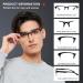 NORPERWIS 6PCS Blue Light Blocking Reading Glasses for Men & Women - Half Frame Spring Hinge Mixed Colors 1.5x Magnification - Buy Online on GoSupps.com