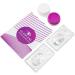 Glamlens Turin Gray Contact Lenses - Natural Gray Colored Silicone Hydrogel Highly Covering 1 Pair (2 lenses) - Dia 14.20 Starch-Free International Shipping - Buy Online on GoSupps.com