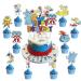 37Pcs Doctor Birthday Party Seuss Party Cake&Cupcake Toppers for Birthday Party Supplies Boys' Theme Birthday Party Decoration