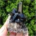 Natural Crystal Rough 200-300g Rare Natural Beautiful Black Quartz Crystal Cluster Tibetan Specimen Decoration Gift - Buy Online on GoSupps.com
