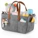 Harilla Baby Wrap Bag Stylish & Spacious Felt Organizer for Baby Products | Reusable Dark Gray Handbag & Weekend Bag - Buy Online on GoSupps.com